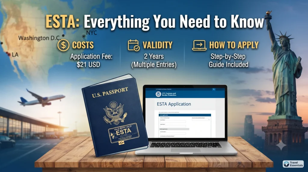 ESTA Costs, Validity, and How to Apply