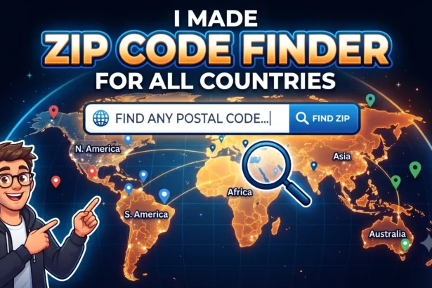 I Made Zip Code Finder for All Countries