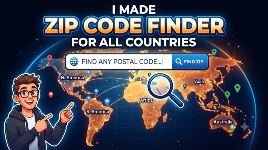 I Made Zip Code Finder for All Countries