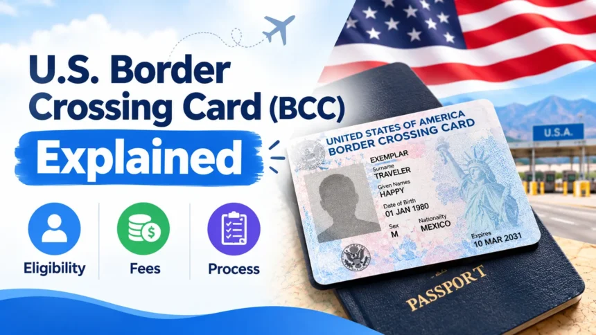 U.S. Border Crossing Card (BCC) Explained - Eligibility, Fees, Process